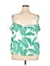 Never Fully Dressed 100% Polyester Green Sleeveless Blouse Size 20 - photo 2