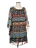 Assorted Brands 100% Polyester Print Blue Casual Dress Size S - photo 1