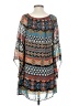 Assorted Brands 100% Polyester Print Blue Casual Dress Size S - photo 2