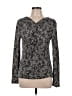 Ann Taylor Black Long Sleeve Henley Size L - photo 1