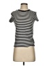 Sincerely Jules Stripes Ivory Short Sleeve Turtleneck Size XS - photo 1