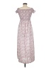 Assorted Brands 100% Polyester Floral Pink Casual Dress Size M - photo 2