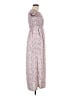Assorted Brands 100% Polyester Floral Pink Casual Dress Size M - photo 4
