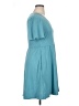 Unbranded Solid Teal Casual Dress Size XL - photo 4