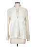 Free People 100% Tencel Ivory Long Sleeve Blouse Size XS - photo 1