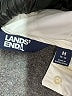 Lands' End 100% Polyester White Zip Up Hoodie Size M - photo 7