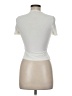 Shein Ivory Short Sleeve Turtleneck Size 6 - photo 2