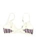 L Space Stripes Ivory Swimsuit Top Size S - photo 2