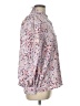 Ann Taylor 100% Polyester Paisley Purple 3/4 Sleeve Blouse Size L - photo 4