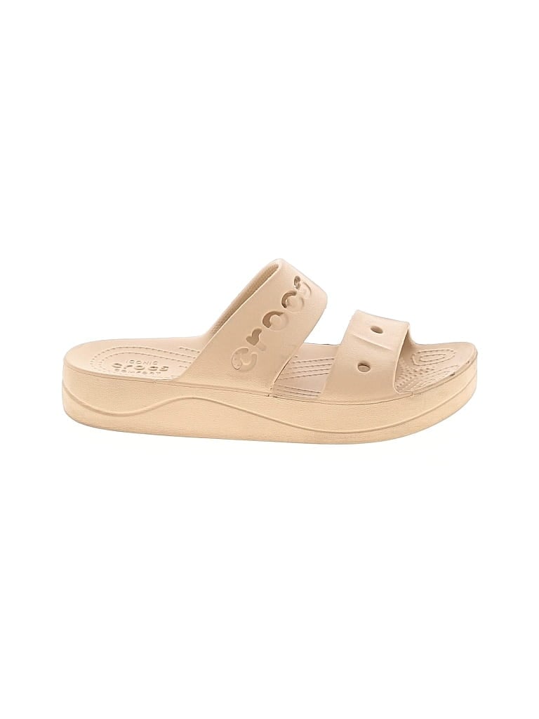 Pre-owned Crocs Sandals In Brown