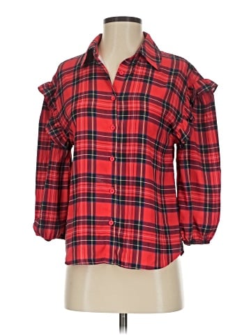 Sugarlips 3/4 Sleeve Blouse (view 1)