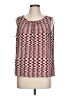 Black Label by Evan Picone 100% Polyester Red Sleeveless Blouse Size L - photo 1