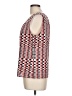 Black Label by Evan Picone 100% Polyester Red Sleeveless Blouse Size L - photo 5