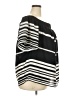 INC International Concepts 100% Polyester Black Short Sleeve Blouse Size XXL - photo 4