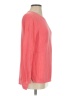 525 America 100% Cotton Solid Pink Pullover Sweater Size XS - photo 4