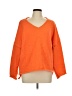Just Fashion Now Orange Pullover Sweater Size L - photo 1