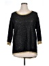 Reba Black 3/4 Sleeve Top Size 1X - photo 1