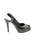 Stuart Weitzman Gray Black Heels Size 8 1/2 - photo 1