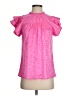 Unbranded Pink Short Sleeve Blouse Size S - photo 1