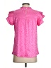 Unbranded Pink Short Sleeve Blouse Size S - photo 2