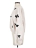 Shein 100% Polyester Polka Dots Ivory Pullover Sweater Size S - photo 5