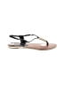 Steve Madden 100% Leather Black Sandals Size 7 1/2 - photo 1