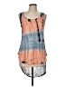 Blu Pepper 100% Rayon Orange Sleeveless Blouse Size M - photo 1