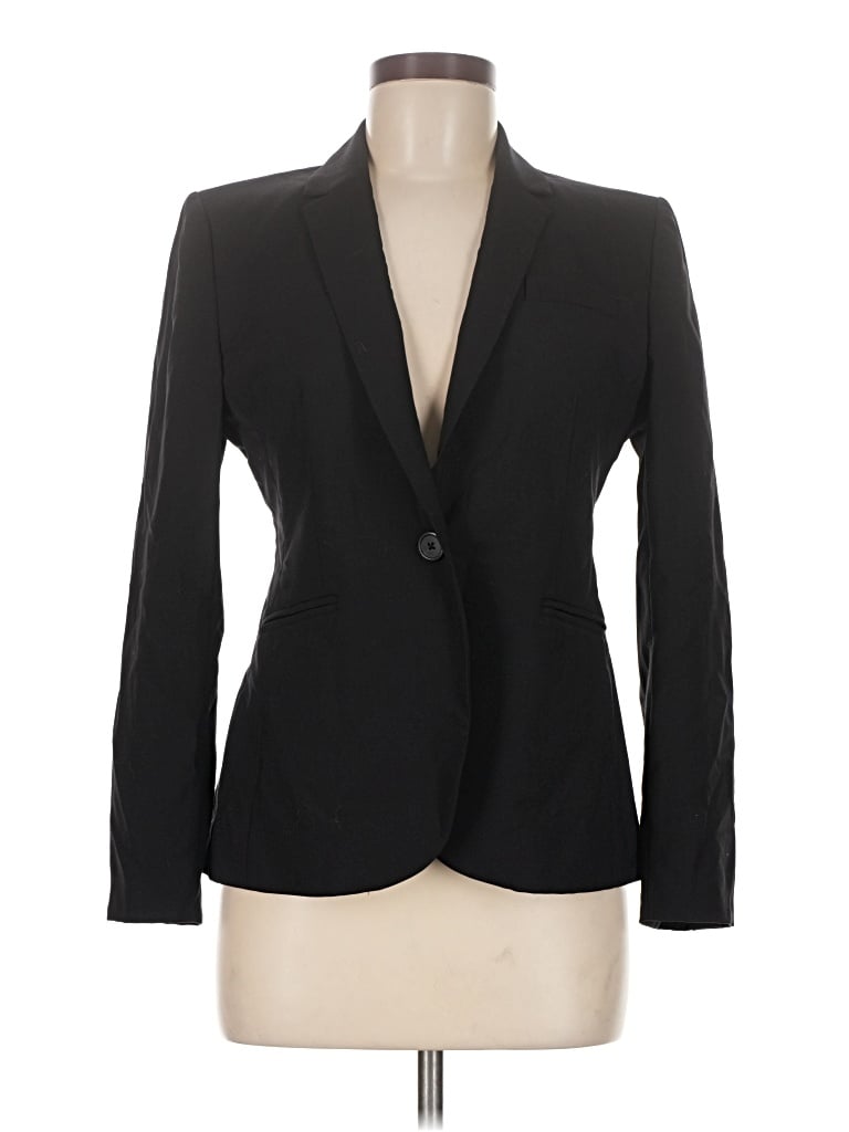 Pre-owned Jcrew Wool Blazer Jacket In Black