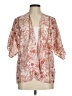 Liberty Love 100% Polyester Ivory Kimono Size M - photo 1
