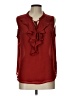 Tommy Hilfiger 100% Polyester Red Sleeveless Blouse Size L - photo 1