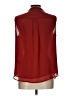 Tommy Hilfiger 100% Polyester Red Sleeveless Blouse Size L - photo 2