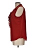 Tommy Hilfiger 100% Polyester Red Sleeveless Blouse Size L - photo 5
