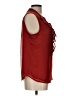 Tommy Hilfiger 100% Polyester Red Sleeveless Blouse Size L - photo 4