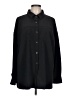 Torrid Solid Black Long Sleeve Blouse Size Lg Plus (0) - photo 1