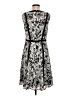 Talbots 100% Polyester Graphic Black Cocktail Dress Size 6 - photo 2