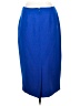Jones Studio Solid Blue Formal Skirt Size 4 - photo 2