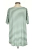 Assorted Brands Stripes Green Short Sleeve T-Shirt Size S - photo 2