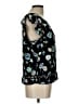 Xhilaration 100% Polyester Black Sleeveless Blouse Size L - photo 4