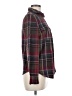 Lauren by Ralph Lauren Plaid Burgundy Long Sleeve Button-Down Shirt Size M - photo 4