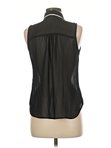 Edge Sleeveless Button-Down Shirt (view 2)