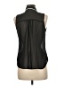 Edge Black Sleeveless Button-Down Shirt Size M - photo 2