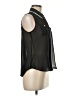 Edge Black Sleeveless Button-Down Shirt Size M - photo 4