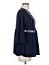Torrid Blue 3/4 Sleeve Blouse Size Med Plus (00) - photo 4