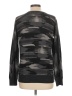 CARDIGAN 100% Merino Camo Graphic Marled Black Wool Sweater Size L - photo 2