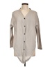 Unbranded 100% Polyester Houndstooth Gray 3/4 Sleeve Blouse Size L - photo 1