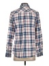 Talbots Plaid Blue Long Sleeve Button-Down Shirt Size S - photo 2