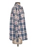 Talbots Plaid Blue Long Sleeve Button-Down Shirt Size S - photo 4