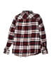 Lands' End 100% Cotton Plaid Red Long Sleeve Button-Down Shirt Size 16 - photo 2