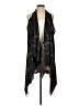 Unbranded 100% Polyester Black Kimono Size S (estimated) - photo 1