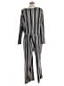 rue21 Stripes Silver Jumpsuit Size L (estimated) - photo 2